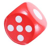 Toddmomy Gros Dés en Mousse Gigantesques 20 Cm pour Jeux De Société, Accessoires De Jeu Numérotés pour Garçon Et Filles Et Adultes, Jeu De Dés De Divertissement pour Fêtes Et Événements, Lot de