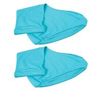 Toddmomy Guêtres de Randonnée Imperméables Hautes Bleu Taille L, Protège-Jambes Résistantes à l'abrasion pour Trekking et Outdoor, Couvre-Chaussures Légères et Flexibles pour Homme