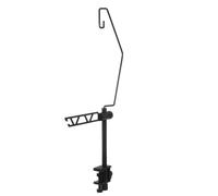 Toddmomy Guide-câble pour fer à repasser, bras de support anti-nœuds, support de rangement pour cordon de table à repasser à pince, pour le linge en camping, compatible avec les modèles à vapeur