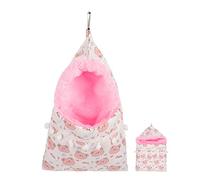 Toddmomy Hamac pour Petits Animaux Suspendu Chaud en Imitation Fourrure Blanc Taille Petite, Accessoire pour Cage Hamster, Habitat Confortable pour Chinchilla Et Cochon d'Inde