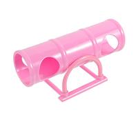 Toddmomy Hamster Durable Bascule Tunnel Dexercice pour Petits Animaux Interaction et Activité Physique Adapté Aux Hamsters Énergiques Rose