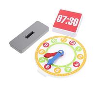 Toddmomy Horloge Éducative Bois pour Garçon Fille Apprentissage et Pratique pour Développement Intellectuel des Tout Petits