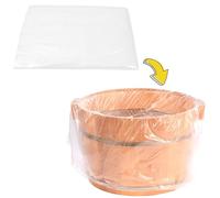 Toddmomy Housse de bain jetable de 100 pièces housses pour pédicure portables fines et grandes housses pour salle de bain sacs spa adaptés à tous les spas de pédicure