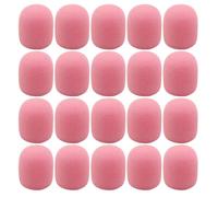 Toddmomy Housses Coupe-vent en Mousse Rose pour Microphone Cravate 20 Pièces, Protection Saleté et Humidité Design Spécial et Finition Soignée