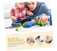 Toddmomy Instrument de Musique Plastique pour Garçon Fille Percussion Orff Éducatif Rythmique pour Éveil Musical Garçon Fille Développement des Compétences Auditives et Facile à Utiliser