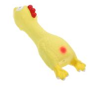 Toddmomy Interactif Latex pour Chien Forme de Poule avec Squeaker pour Chiens de Petite et Durable pour Mâcher et Jouer