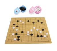 Toddmomy Jeu de Go pour Garçon Fille Débutants avec Plateau et Thème Ours Cartoon Kit Éducatif de pour Développer et Patience Famille