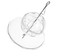 Toddmomy Jeu de Recherche Alimentaire Suspendu pour Perroquets, Balle Interactive Perforée Mangeoire Intégrée, Conçu pour Petits et Moyens Oiseaux en Volière