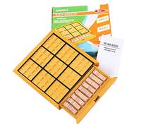 Toddmomy Jeu de Société Sudoku Bois pour Adultes Puzzle Créatif Éducatif pour Développement Intellectuel Familial et Détente Maison
