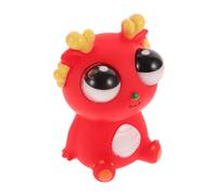 Toddmomy Jouet à Presser Dragon Drôle Grosse Taille Rouge pour Garçon Et Filles Et Adultes, Jouet Amusant Anti-Stress Aux Yeux Qui Sortent, Soulagement du Stress, Gadget De Farce Portable