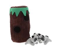 Toddmomy Jouet Interactif à Mâcher Peluche pour Chien Indestructible Couineur de Terrier, Taille Petite à Grosse, Jouet D’enrichissement pour Animaux Anxieux et Socialisation Canine