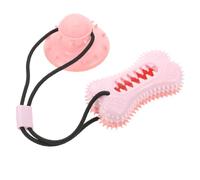 Toddmomy Jouet Interactif pour Chien avec Distributeur De Friandises Jouet De Décompression à Ventouse pour Animaux Stimule Conçu pour Ennui Comportement Destructeur