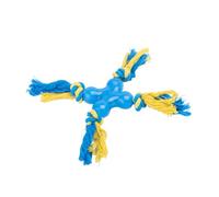Toddmomy Jouet Interactif pour Chiens Corde à Mâcher pour Chiots Résistant Aux Morsures pour Tir Corde Jeu Améliore La Lien Entre Le Et Animal Couleur Bleue