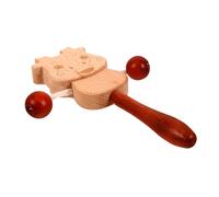 Toddmomy Jouet Tambour à Main en Bois pour Bébé Sensoriel, Petit Format, Musical à Secouer, Adapté aux Tout-petits pour Éveil et Concentration, Jouet Éducatif Traditionnel pour Garçon