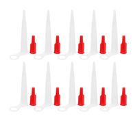 Toddmomy Kit de 10 Embouts de Buses de Calfeutrage en Abs avec Bouchons Plastiques pour Application Facile et Remplissage Amélioré, pour Projets Industriels et Construction