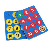 Toddmomy Kit de 24 Aimants Magnétiques pour Tableau de Coaching de Basketball, Petits Aimants Compacts pour Planification Stratégique, Accessoires D’entraînement Magnétiques Universels