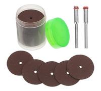 Toddmomy Kit de 36 Disques à Tronçonner Mini 25 Mm en Résine pour Outil Rotatif, 2 Mm D’alésage, Accessoires de Coupe Multi-matériaux pour Métal, Pierre et Verre, Usage Professionnel