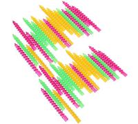 Toddmomy Kit de Bigoudis Spirales pour Permanente Cheveux Longs 100pcs en Abs Doux pour Cheveux, Usage Maison et Salon, Coiffage Polyvalent Femmes Couleur Aléatoire