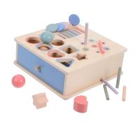 Toddmomy Kit De Bloc Montessori pour Tout-Petits Jouet De Construction pour Garçon Fille Ans Planche Activités pour Apprentissage Précoce