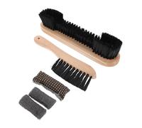 Toddmomy Kit de Brosses pour Table de Billard et Kit de Nettoyage pour Billard en Bois et Fer Brosse Légère à Design Ergonomique avec Chiffon pour Joueurs