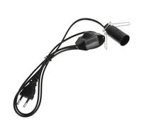 Toddmomy Kit de Câblage Douille E12 Cordon et Variateur Intégré Câble de Remplacement pour Lampes à Cristaux de Sel, Adapté aux Lampes de Table LED et Luminaires Décoratifs