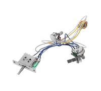 Toddmomy Kit de Câblage Selector Pickup pour Guitare Électrique Potentiomètre Haute Précision Commutateur Positions pour Réglage Tonalité Jack Cuivre Compatible