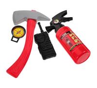 Toddmomy Kit de Jeu de Rôle Pompier Jeu D'imitation Stimulation de L'intérêt Couleur Aléatoire avec Extincteur Jouet en Plastique, Design Réaliste pour Garçon et Filles