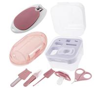 Toddmomy Kit de Manucure pour Bébé 1 Set, Ciseaux à Ongles pour Tout-petits, Nails Clipper, Lime à Ongles pour Bébé, Rangement Facile, Baby Shower