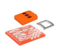 Toddmomy Kit de Physique pour Expériences Optiques Lentilles Convexes en Plastique, Facile à Monter, pour Laboratoire et optique Scientifique