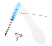 Toddmomy Kit de Remplissage d'Entonnoirs en Acier Inoxydable pour Urne Mini 4 Pièces Accessoires pour Bijoux de Crémation Pratique et Entonnoirs pour Remplir Cendres