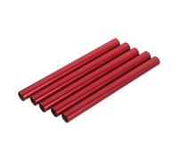 Toddmomy Kit de Réparation de Poteau de Tente 5 Pièces en Alliage D'aluminium Rouge, Solution Rapide et Visible pour Accessoires de Camping en Plein Air