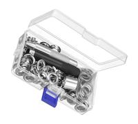 Toddmomy Kit D'outils à Œillets 103 Pcs pour Bâche Perforatrice Manuelle 12 Mm en Alliage Robuste, Ensemble Complet pour Pose Précise D'œillets Métalliques, Réparation Toile, Tente