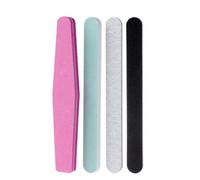 Toddmomy Kit D'outils de Manucure 7 Pièces Lime à Ongles, Fourchette de Peau Morte et Séparateur D'orteils en Éponge pour Usage Maison et Voyage Couleur Aléatoire