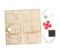 Toddmomy Kit Éducatif Solaire DIY Maison pour Garçon Fille Expérience Scientifique Fiable Éducatif Garçon Fille Construction Simple sans Batterie Développement Pensée