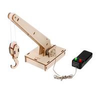 Toddmomy Kit Éducatif Stem Garçon Fille Modèle de DIY avec et Poulies Scientifique Manuel pour Apprentissage Physique et Développement des Compétences pour Projets Couleur Aléatoire