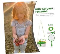 Toddmomy Kit Exploration Insectes pour Garçon Fille Jeu Extérieur Compact avec Filet Loupe Grossissante Pinces et Habitat Camping et Apprentissage Stem