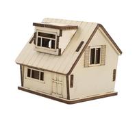 Toddmomy Kit Maison Miniature Bois à Assembler Modèle Puzzle Tiny House Artisanat pour Garçon Fille et Adultes Cadeau Créatif Éducatif avec Détails Réalistes Emballage Prêt à Offrir