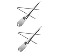 Toddmomy Kit Outils de Réparation Vannerie Outil Inoxydable pour Rattan et Meubles Osier avec Prying Tool et Aiguilles Paracorde