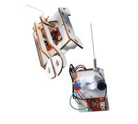 Toddmomy Kit Projet Scientifique Bois DIY Télégraphe Modèle à Assembler Éducatif Scientifique Bois pour Garçon Fille Expérience Manuelle de Communication Télégraphique avec Émetteur et