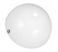 Toddmomy Kit Suspendre Lumineuse Plaque Semicirculaire Blanche, Plaque de Plafond Décorative, Accessoire pour Luminaire Plafonnier Salle de Bain