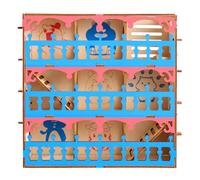 Toddmomy Labyrinthe en Bois pour Animaux de Compagnie, Hamster en Matériau Synthétique, Exercice Divertissant et Prévention de L'obésité, Présent pour Petits Animaux