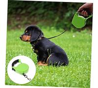 Toddmomy Laisse pour Chien Rétractable Automatique Corde Résistante Haute Laisse Multifonction pour Promenade Randonnée Course Extérieur avec Crochet Sécurisé Verte