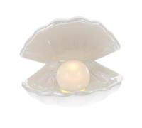 Toddmomy Lampe de Chevet Céramique Style Européen Veilleuse Nuit Forme de Décoration Blanche pour Chambre et Bureau