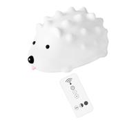 Toddmomy Lampe de Chevet Portable Silicone Forme de Hérisson LED Rechargeable USB Veilleuse Adorable et Pratique pour Chambre et Bureau