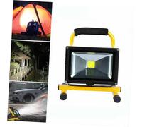 Toddmomy Lampe de Travail LED Rechargeable Étanche à Rotation Phare Portable Ultra Puissant pour Camping Randonnée Urgence et Chantier avec Lumière Rouge et Bleue Clignotante Sans Batterie
