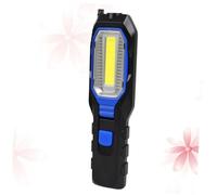 Toddmomy Lampe de Travail Portable LED Cob Rechargeable Aimantée avec Affichage de Batterie Tête Ajustable à Torche Magnétique Multifonction pour Réparation et Urgence Couleur Aléatoire