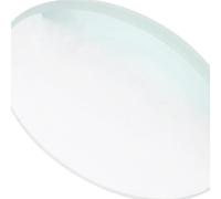 Toddmomy Lentille en Biconvexe 50 MM, Distance 100 MM, Lentille Double pour Étudiants, Poli à Bords Rectifiés, Démonstration Optique en Laboratoire Scientifique