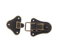 Toddmomy Loquet Métallique pour Boîte et Coffre Serrure à Bascule Fer Fermeture Sécurisée pour Bijoux Valises et Rangement Design Rétro Élégant Usage Polyvalent