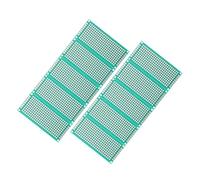 Toddmomy Lot de 10 Cartes PCB Double Face 3x7 Cm en Époxy Verre 2,54 Mm Pas pour Projets Électroniques DIY, Circuits Imprimés à Souder Soi-même, Plaque D'essai Multifonction Couleur Cuivre