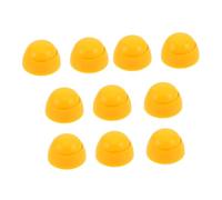 Toddmomy Lot de 10 Écrous Et Cache-Boulons en Plastique pour Aire De Jeux pour Enfants Protections De Filetage Capuchons À Vis en Plastique Embouts À Vis Jaunes